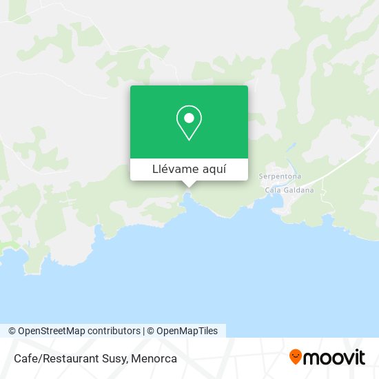 Mapa Cafe/Restaurant Susy