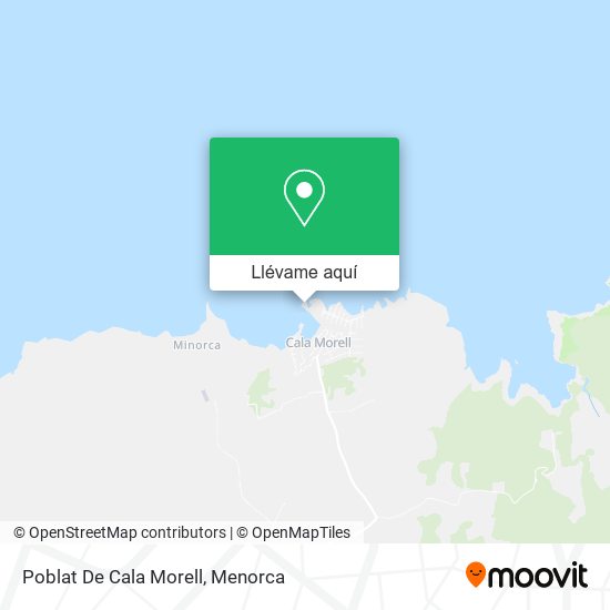 Mapa Poblat De Cala Morell
