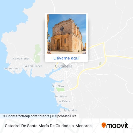 Mapa Catedral De Santa María De Ciudadela