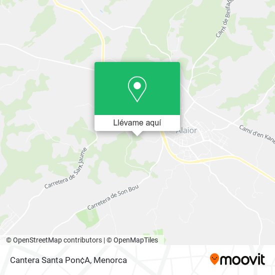 Mapa Cantera Santa Pon¢A