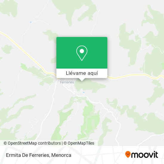 Mapa Ermita De Ferreries