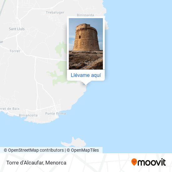 Mapa Torre d'Alcaufar