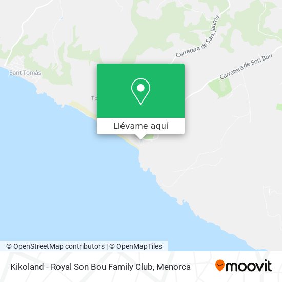 Mapa Kikoland - Royal Son Bou Family Club