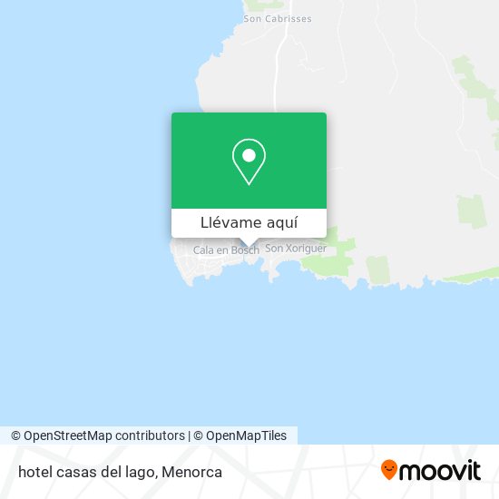 Mapa hotel casas del lago