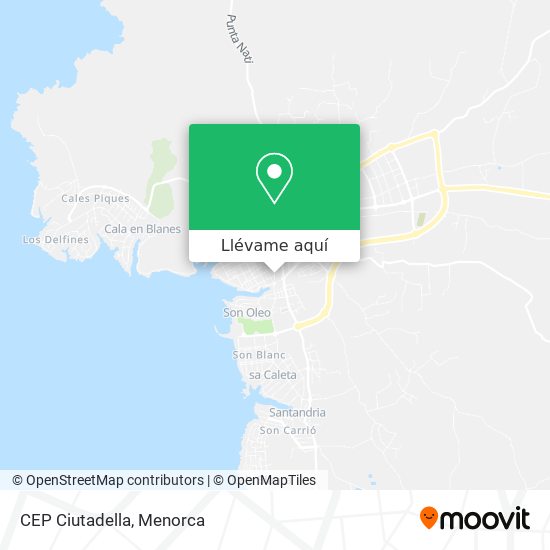 Mapa CEP Ciutadella