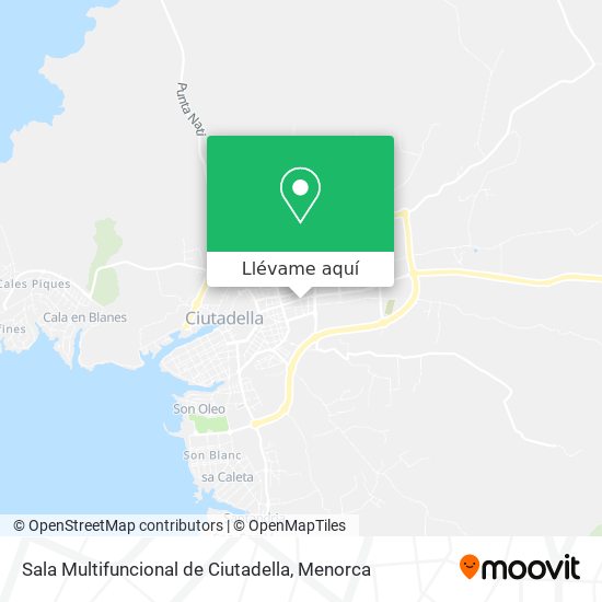 Mapa Sala Multifuncional de Ciutadella