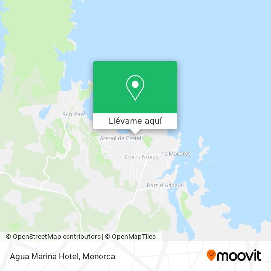 Mapa Agua Marina Hotel