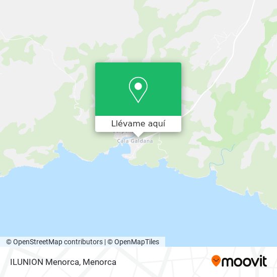 Mapa ILUNION Menorca