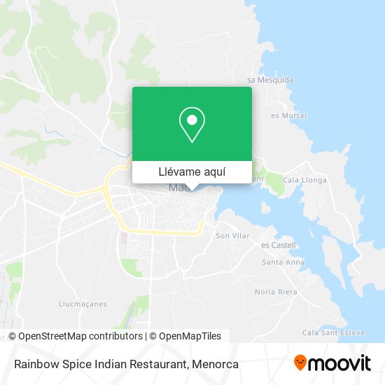 Mapa Rainbow Spice Indian Restaurant