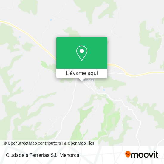 Mapa Ciudadela Ferrerias S.l.