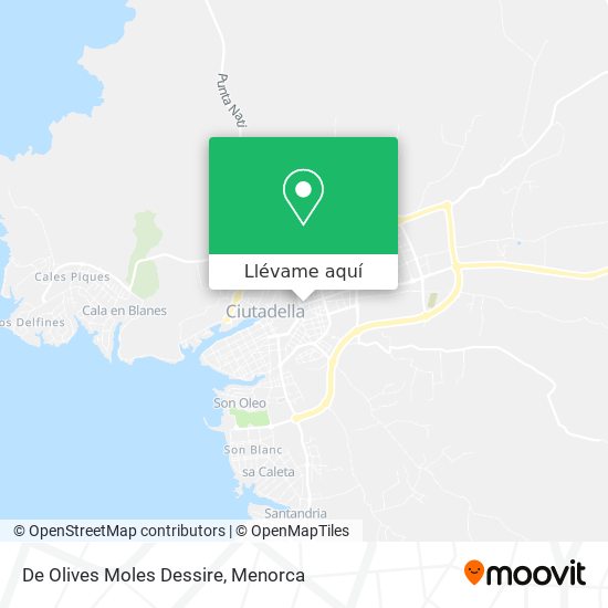 Mapa De Olives Moles Dessire