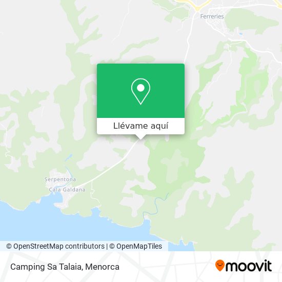 Mapa Camping Sa Talaia