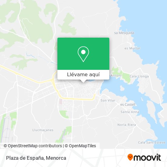 Mapa Plaza de España