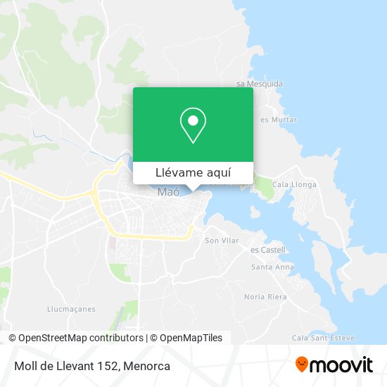 Mapa Moll de Llevant 152