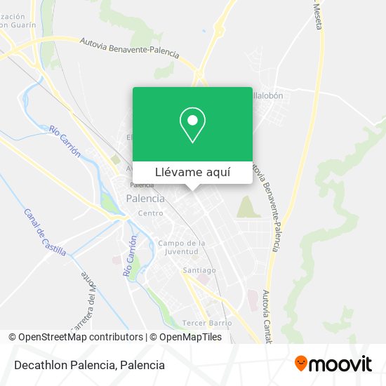 Mapa Decathlon Palencia