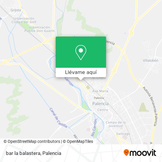 Mapa bar la balastera