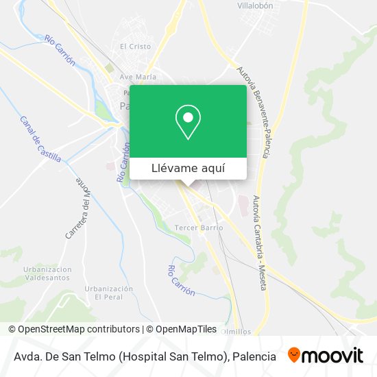 Mapa Avda. De San Telmo (Hospital San Telmo)