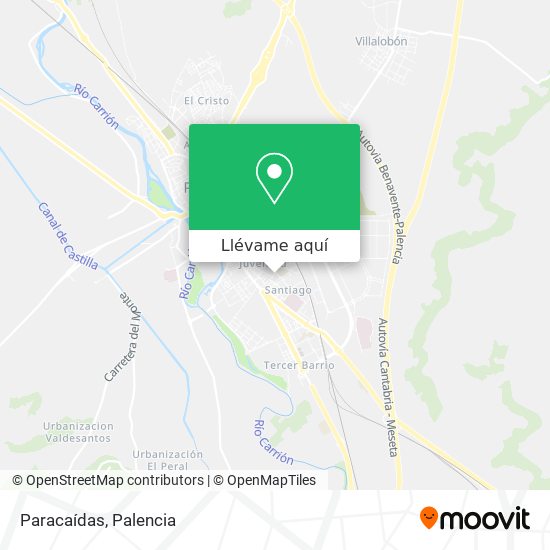 Mapa Paracaídas
