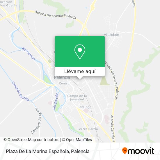 Mapa Plaza De La Marina Española
