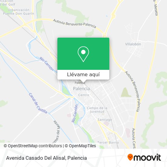 Mapa Avenida Casado Del Alisal