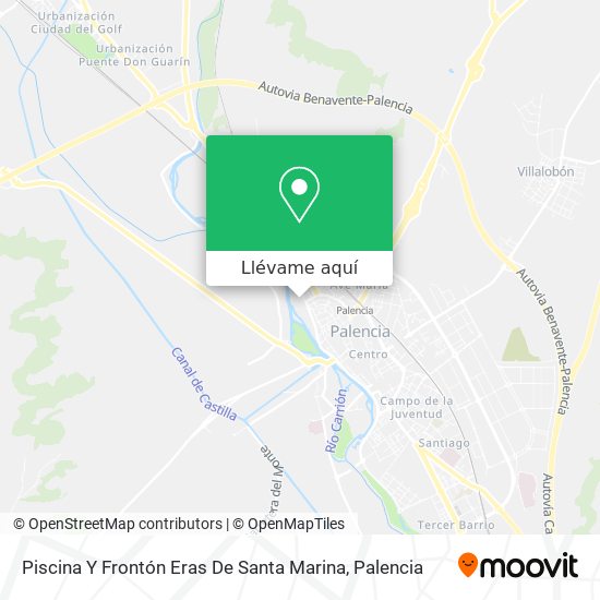 Mapa Piscina Y Frontón Eras De Santa Marina