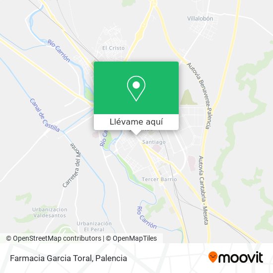 Mapa Farmacia Garcia Toral