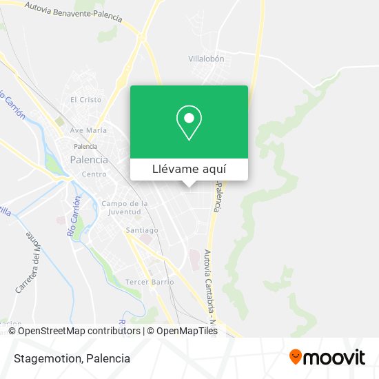 Mapa Stagemotion