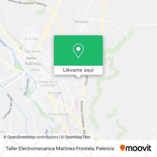 Mapa Taller Electromecanica Martinez-Frontela