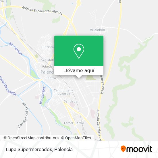 Mapa Lupa Supermercados