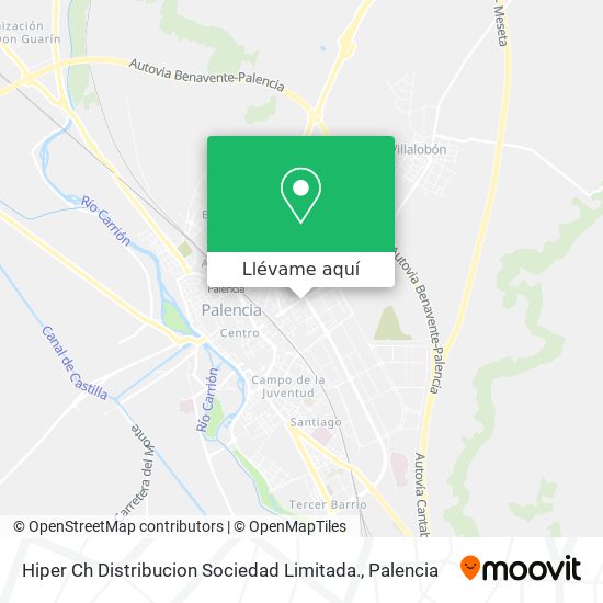 Mapa Hiper Ch Distribucion Sociedad Limitada.