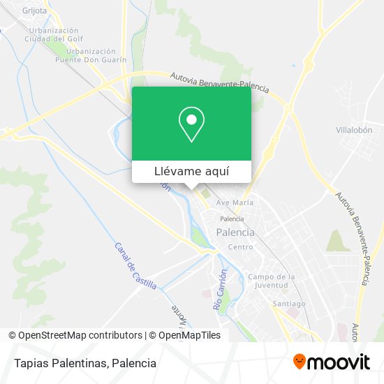 Mapa Tapias Palentinas