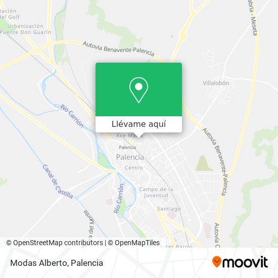Mapa Modas Alberto