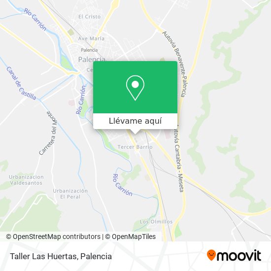 Mapa Taller Las Huertas