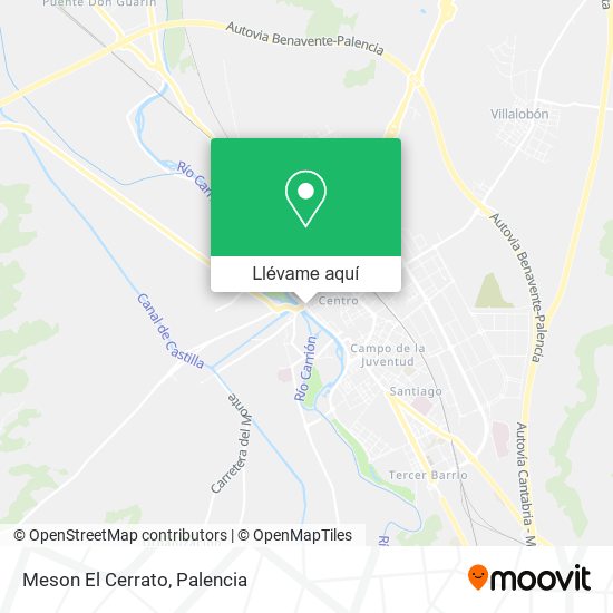 Mapa Meson El Cerrato