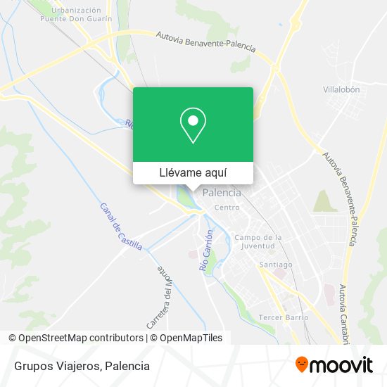 Mapa Grupos Viajeros