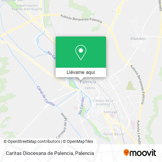 Mapa Caritas Diocesana de Palencia