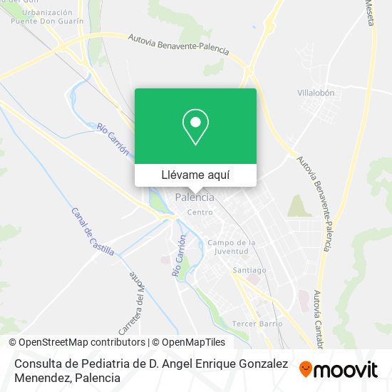 Mapa Consulta de Pediatria de D. Angel Enrique Gonzalez Menendez