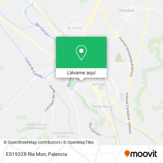 Mapa ES19328 Ria Mon