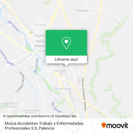 Mapa Mutua Accidentes Trabajo y Enfermedades Profesionales S.S