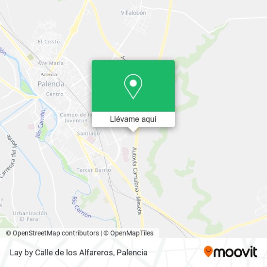 Mapa Lay by Calle de los Alfareros