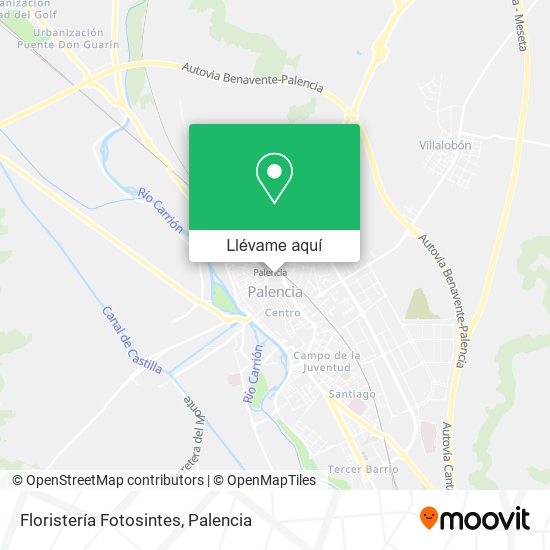 Mapa Floristería Fotosintes