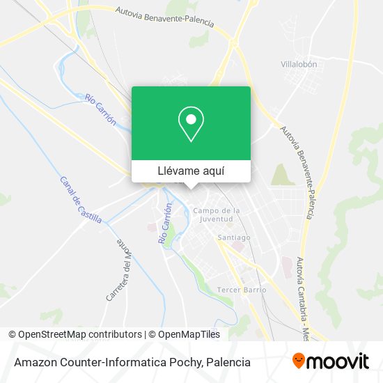 Mapa Amazon Counter-Informatica Pochy