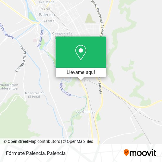 Mapa Fórmate Palencia