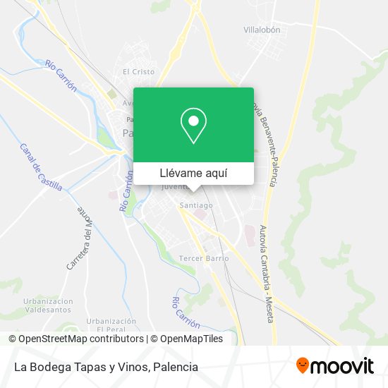 Mapa La Bodega Tapas y Vinos
