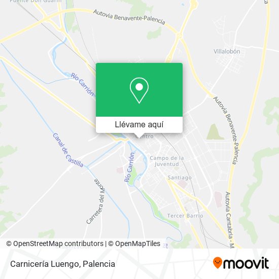 Mapa Carnicería Luengo