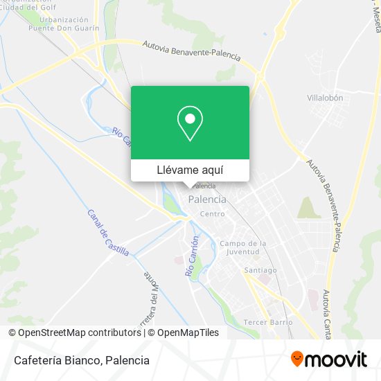Mapa Cafetería Bianco