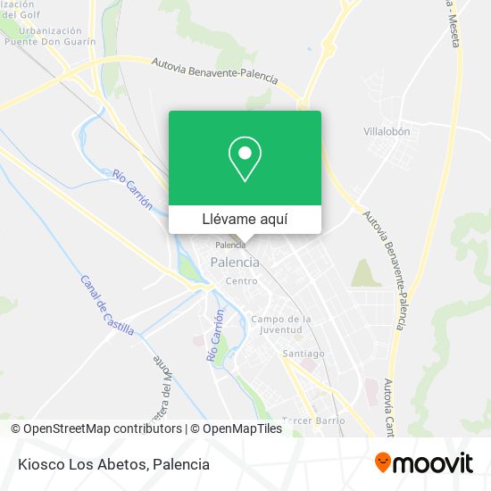 Mapa Kiosco Los Abetos