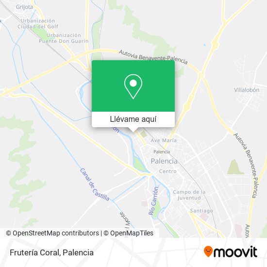 Mapa Frutería Coral