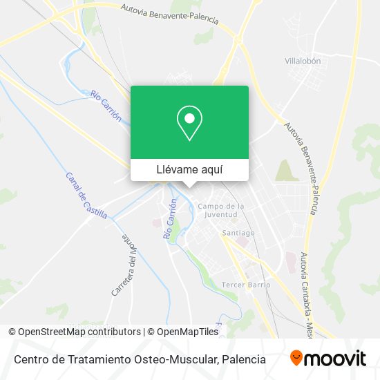 Mapa Centro de Tratamiento Osteo-Muscular