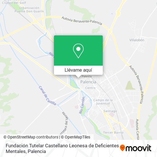 Mapa Fundación Tutelar Castellano Leonesa de Deficientes Mentales